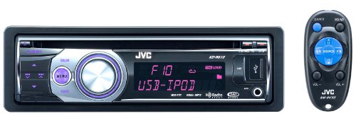 JVC KD-R610 USB/CD Receiver w/ Front AUX, USB 2.0 Port for iPod/iPhone, and HD Radio/Satellite Radio/Bluetooth add-on capability รูปที่ 1