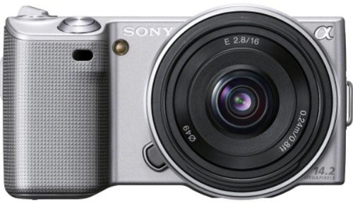 Review Sony Alpha NEX5 A/S Digital Camera with 16mm f2.8 Interchangeable Lens & Detachable Flash (Silver) รูปที่ 1