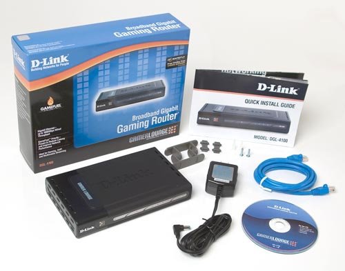 D-Link  DGL-4100 4-Port GamerLounge Broadband Gigabit Gaming Router ( D-Link VOIP ) รูปที่ 7