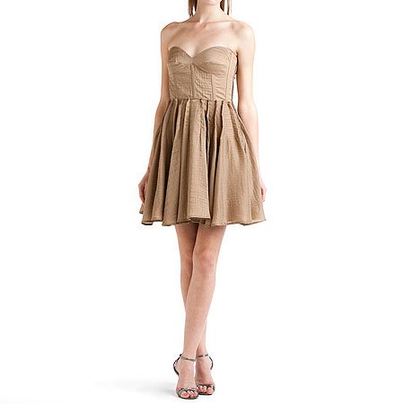 Brian Reyes Caramel Bustier Dress, 12 ( Night out Dress ) รูปที่ 1