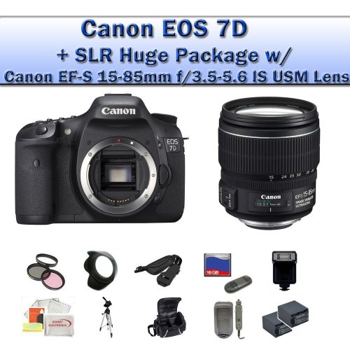 Review Canon EOS 7D SLR Digital Camera Body with Canon EF-S 15-85mm f/3.5-5.6 IS USM Lens + SSE Best Value 16GB Accessory Package รูปที่ 1