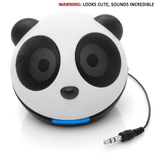 GOgroove Panda Pal High-Powered Portable Laptop / MP3 / and Tablet Speaker System ( Computer Speaker ) รูปที่ 1