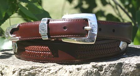 Cape Verde Ornament Leather Belt (leather belt ) รูปที่ 1