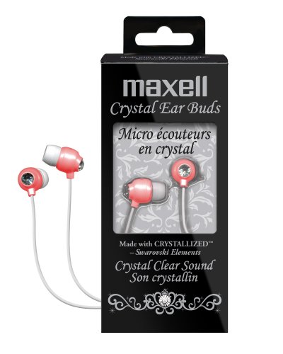 Maxell 190334 Crystal Ear Buds (Pink) ( Maxell Ear Bud Headphone ) รูปที่ 1