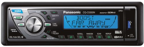 Panasonic CQ-C5355N CD / MP3 / WMA / AM/FM Car Player / Receiver with Front USB, Remote Control, Changeable Key Illumination, Variable 7 Colors ( Panasonic Car audio player ) รูปที่ 1