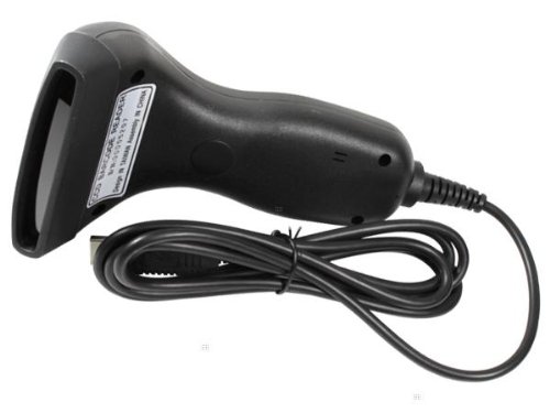 Brand New Hand Held Ccd Barcode Scanner with Usb Cable Black Color  รูปที่ 1