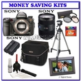 Review Sony Alpha A900 24.6Megapixel Digital SLR Camera (Black) + Sony 24 -70mm f/2.8 Carl Zeiss Vario Sonnar T Zoom Lens + Transcend 32GB 133x CF + 77mm Introductory 3pc Filter Kit + Pro Series Tripod + Sony Battery Pack + Willoughby's Photo Bundle Kit