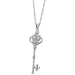 รูปย่อ Diamond key Pendant Crafted in Sterling Silver (18 chain .05cttw.) รูปที่3