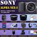 รูปย่อ Review Sony Alpha Nex-3 Interchangeable Lens Digital Camera (Black) with Sony E-series 18-55mm F/3.5-5.6 OSS Lens W/shade + Huge Accessories Package Including Wide Angle Macro Lens + 2x Telephoto + 3 Pc Filter KIT + 16gb Sdhc Memory Card + Extended Long Life Battery + Carrying Case + Tripod + Lens Hood + Lens Cap Keeper & Much More!! รูปที่1