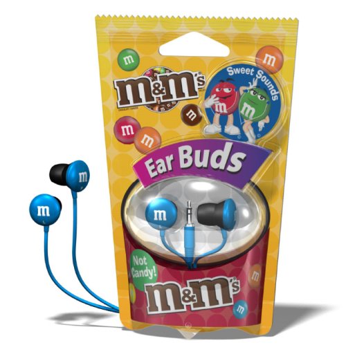 Maxell MMEB-B M&M'S Earbud, Blue ( M&Ms Ear Bud Headphone ) รูปที่ 1