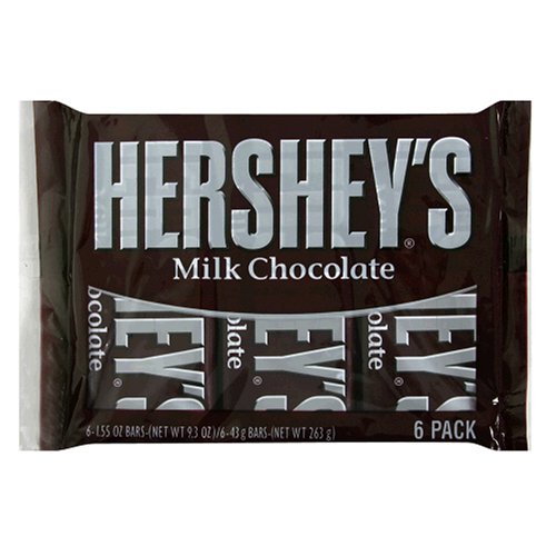 Hershey's Milk Chocolate Bar (1.55-Ounce), 6-Count Bars (Pack of 4) ( Hershey's Chocolate ) รูปที่ 1