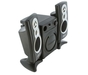 รูปย่อ PIXXO Multimedia Speaker, 2.1 Channel Stereo, Amplifier, 3-Inch Subwoofer, Black _Retail ( Computer Speaker ) รูปที่5