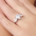 รูปย่อ Inspired by Jessica Simpson Engagement Ring - Pear Cut CZs รูปที่6