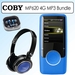 รูปย่อ Coby MP620 4G Radio MP3 & Video Player With 1.8 In LCD Blue Bundle ( Coby Player ) รูปที่1