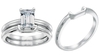 รูปย่อ 1 Carat Emerald Cut Solitaire Engagement Ring Set in 14K Gold รูปที่3