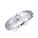 รูปย่อ .40ct Diamond 14k White Gold Engagement Wedding Trio His and Hers Ring Set (G-H Color, SI2 Clarity) รูปที่3