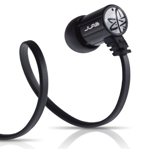 JLab JBuds J4M Heavy Bass Metal In-Ear Earbuds Style Headphones with Travel Case  (Obsidian Black) ( JLAB Ear Bud Headphone ) รูปที่ 3