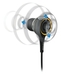 รูปย่อ Philips SHE6000/28 In-Ear Headphones Surround Sound (Black) ( Philips Ear Bud Headphone ) รูปที่2