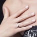 รูปย่อ Sterling Silver Ring Cubic Zirconia CZ Twisted Band Ring - Women's Engagement Wedding Ring รูปที่4