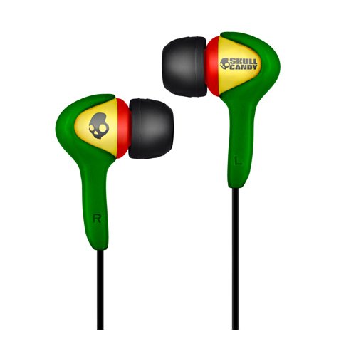 Skullcandy Smokin Bud In Ear S2SBBZ-JZ (Rasta) ( Skullcandy Ear Bud Headphone ) รูปที่ 1