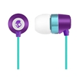 Skullcandy Riot Ear Buds Purple/White/Blue, One Size ( Skullcandy Ear Bud Headphone )