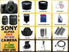 รูปย่อ Review Sony Alpha Dslr-slt-a33 Digital Camera with 18-55mm Lens + 55-200mm Lens + Huge Accessories Package Including Wide Angle Macro Lens + 2x Telephoto Lens + 3 Pc Filter Kit + 16gb Sdhc Memory Card & Much More!! รูปที่1