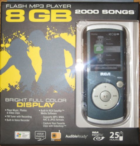 RCA Opal 8 GB Video MP3 player with 1.8-inch Display, FM Radio, and Voice Recording. - Green ( RCA Player ) รูปที่ 1