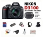 รูปย่อ Review Nikon D3100 14.2Megapixel Digital SLR Camera with Nikon 55-200mm f/4-5.6G ED AF-S DX Autofocus VR Zoom Lens + Essential Deluxe Carrying Case, Lens, Nikon School DVD & Tripod Complete Accessories Package รูปที่1