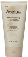Aveeno Ultra-Calming Cream Cleanser-5 oz (Pack of 4) ( Cleansers  )
