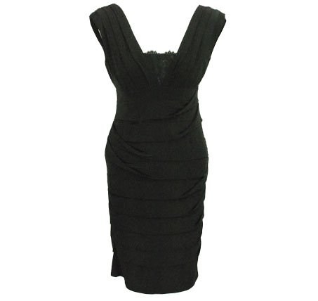 KM Collection V Neck Sleeveless Dress ( Night out Dress ) รูปที่ 1