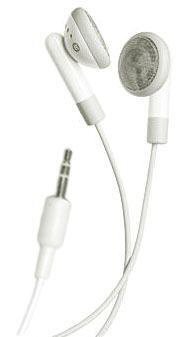 Stereo Earbud Headphone for Apple iPod nano/ iPod mini/ iPod video/ iPod shuffle ( MyGift Ear Bud Headphone ) รูปที่ 1