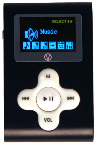 Visual Land V-Clip 4 GB LCD/MP3/WMA/Voice Recorder/FM Radio (Black) ( Sabrent Player ) รูปที่ 1