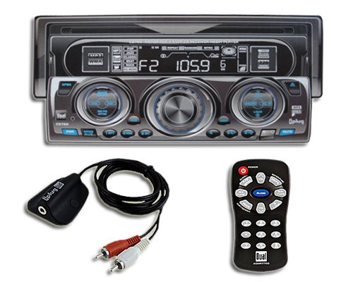 New Dual CD765 220 Watt In Dash Car Audio CD/MP3/WMA Player Receiver Indash AM/FM Radio Stereo w/Aux ( Dual Car audio player ) รูปที่ 1