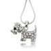 รูปย่อ Crystal Puppy Pendant Necklace Fashion Jewelry รูปที่1