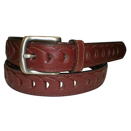 IZOD 35mm Circle Link Leather Belt (leather belt ) รูปที่ 1