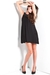 รูปย่อ House Of Cassette - Women's Lila Zipper Dress (Black) ( Night out Dress ) รูปที่3