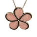 รูปย่อ Spiral Flower Pin Pendant with Pink Glitter Epoxy รูปที่1