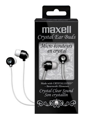 Maxell 190336 Crystal Ear Buds (Black) ( Maxell Ear Bud Headphone ) รูปที่ 1