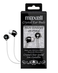 Maxell 190336 Crystal Ear Buds (Black) ( Maxell Ear Bud Headphone )