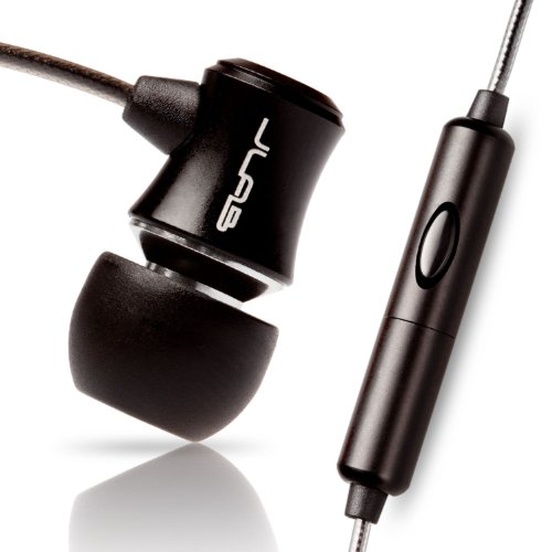 JBuds J3M Micro Atomic In-Ear Earphones with Microphone (Jet Black, iPhone Compatible) ( JLAB Ear Bud Headphone ) รูปที่ 1