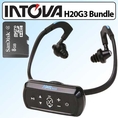 Intova H2O Man Waterproof MP3 Player Headphones Bundle With SanDisk 8GB Micro SDHC Memory Card ( Intova Player )