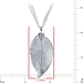 รูปย่อ Sterling Silver Overlay Designer Leaf Pendant With Multi Chain รูปที่3