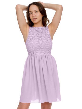 American Apparel Sleeveless Lace Chiffon Dress ( Night out Dress ) รูปที่ 1