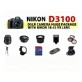 Review Nikon D3100 SLR Digital Camera with Nikon 18-55m F3.5-5.6g Vr Lens + Best Value Deluxe Carrying Case, Flash, 32GB, Lens & Tripod Complete Accessories Package