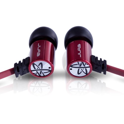 JBuds J4 Rugged Metal In-Ear Earbuds Style Headphones with Travel Case (Black/Red) ( JLAB Ear Bud Headphone ) รูปที่ 4