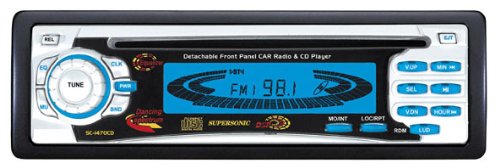 Supersonic SC-1470 CD Player Detachable Face Car Radio รูปที่ 1