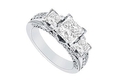 Diamond Engagement Ring : Platinum - 1.50 CT Diamonds
