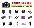 Review Canon EOS 60D Body SLR Digital Camera + TAMRON 28-80mm f/3.5-5.6 Aspherical Autofocus Lens with TAMRON 75-300mm f/4.0-5.6 LD Macro Autofocus Lens + Huge Lens Accessory Package