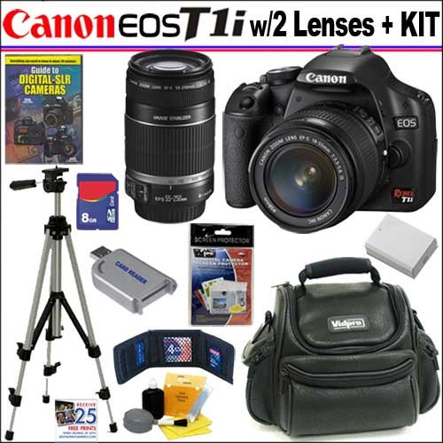 Review Canon EOS Rebel T1i 15.1 Megapixel CMOS Digital SLR Camera with Accessory Kit รูปที่ 1