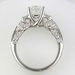 รูปย่อ 0.65 ct Round Diamond Engagement Ring Setting 18k White Gold รูปที่3